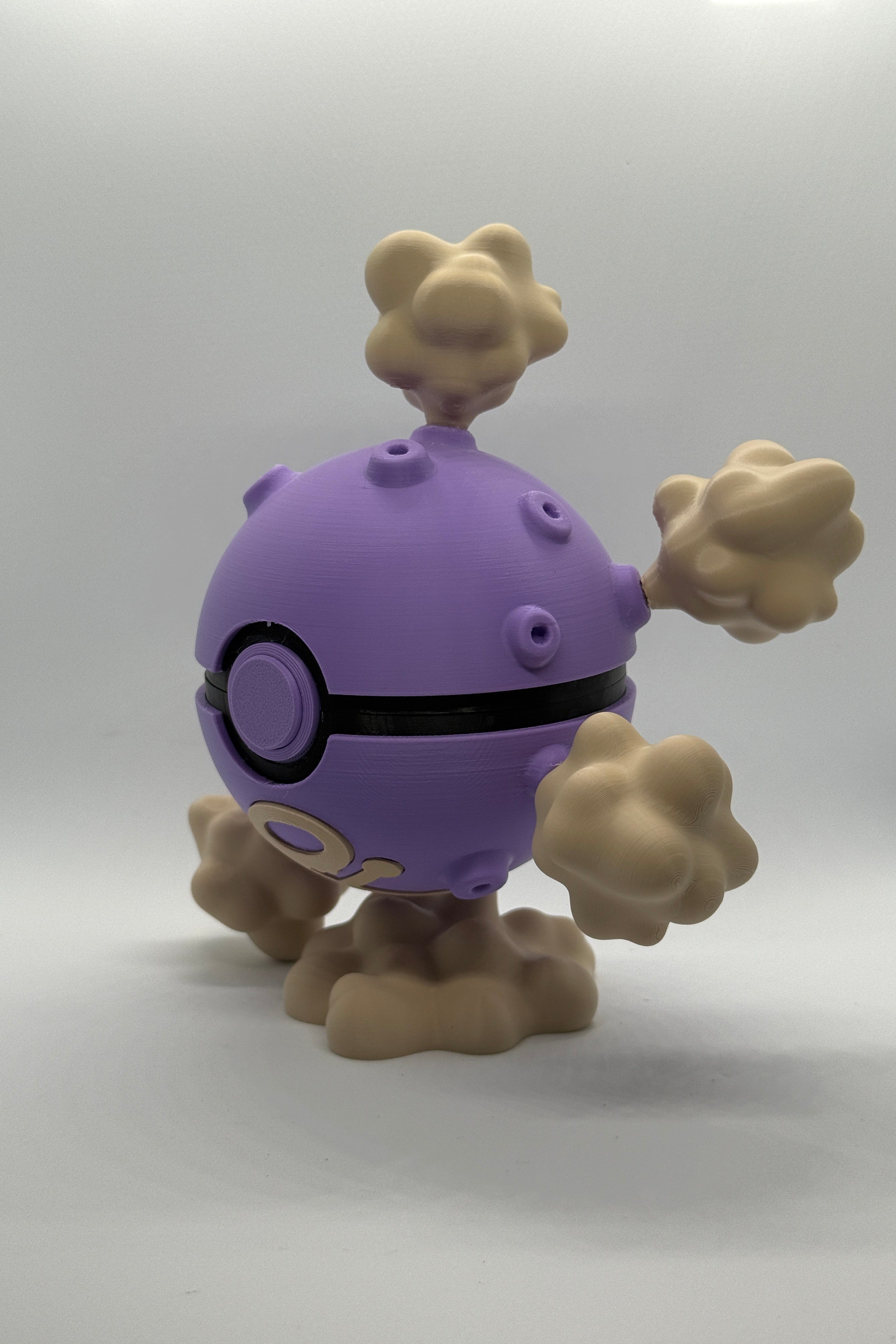 Koffing Inspired Pokeball Switch Cartridge Holder