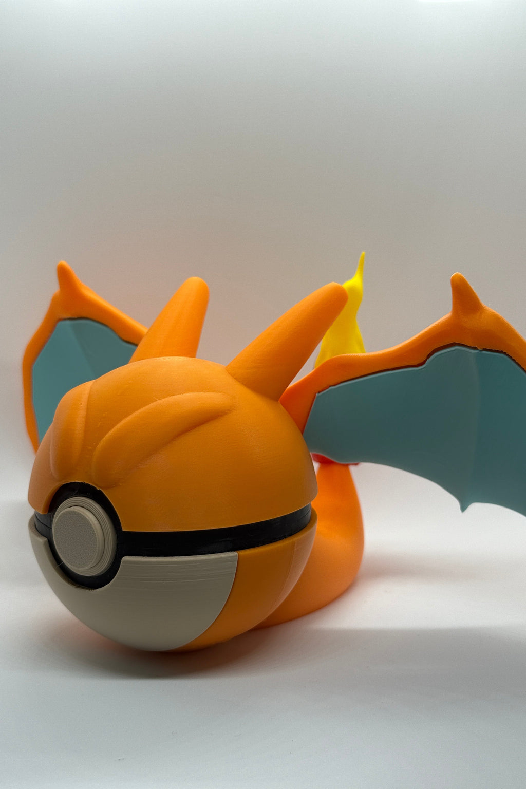 Charizard Inspired Pokeball Switch Cartridge Holder