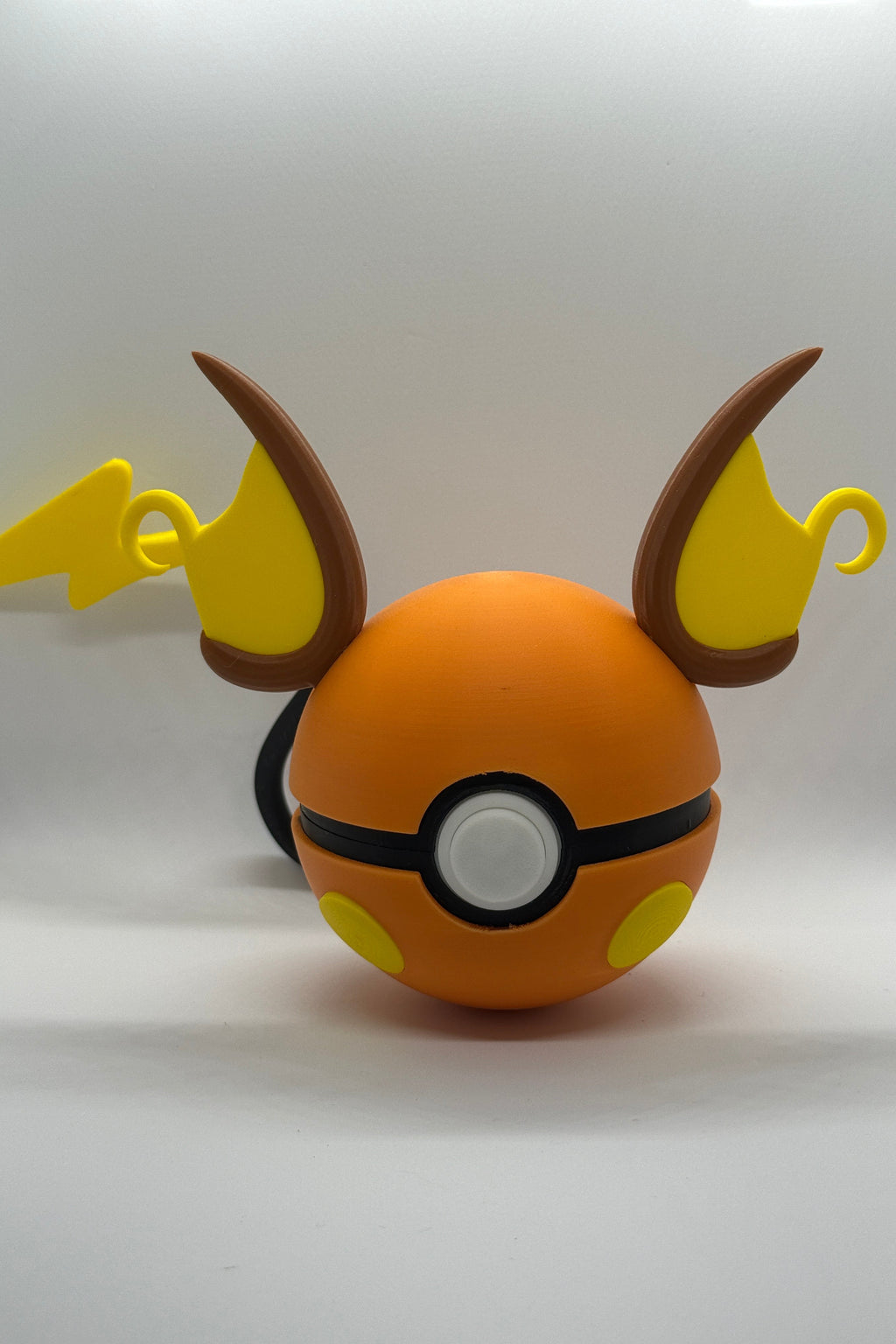 Raichu Inspired Pokeball Switch Cartridge Holder