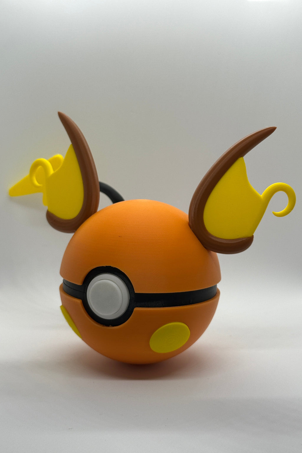 Raichu Inspired Pokeball Switch Cartridge Holder