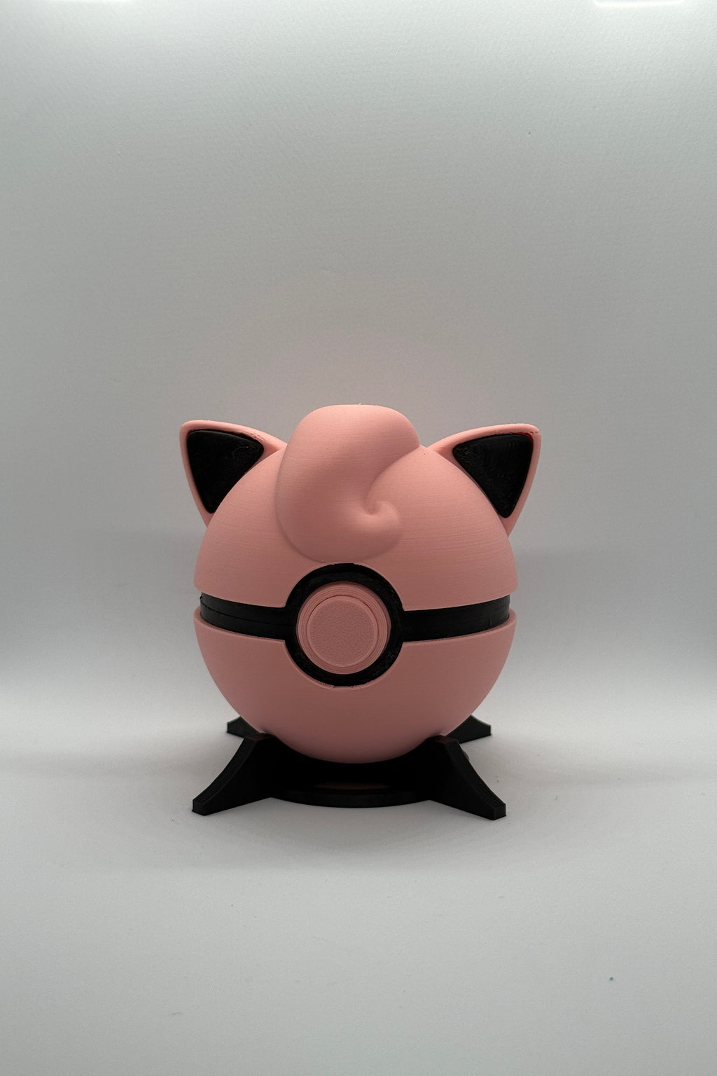 Jigglypuff Inspired Pokeball Switch Cartridge Holder
