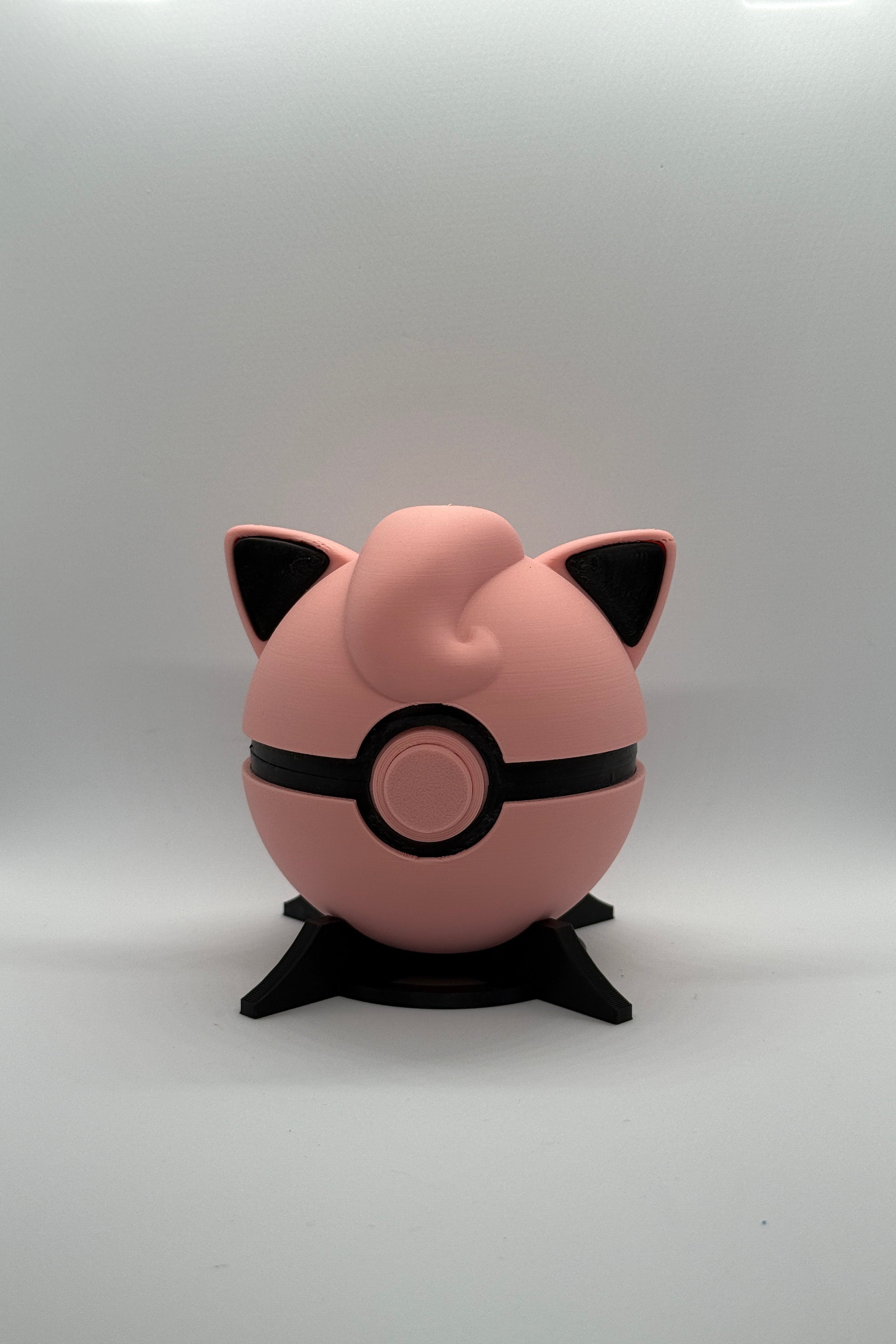 Jigglypuff Inspired Pokeball Switch Cartridge Holder