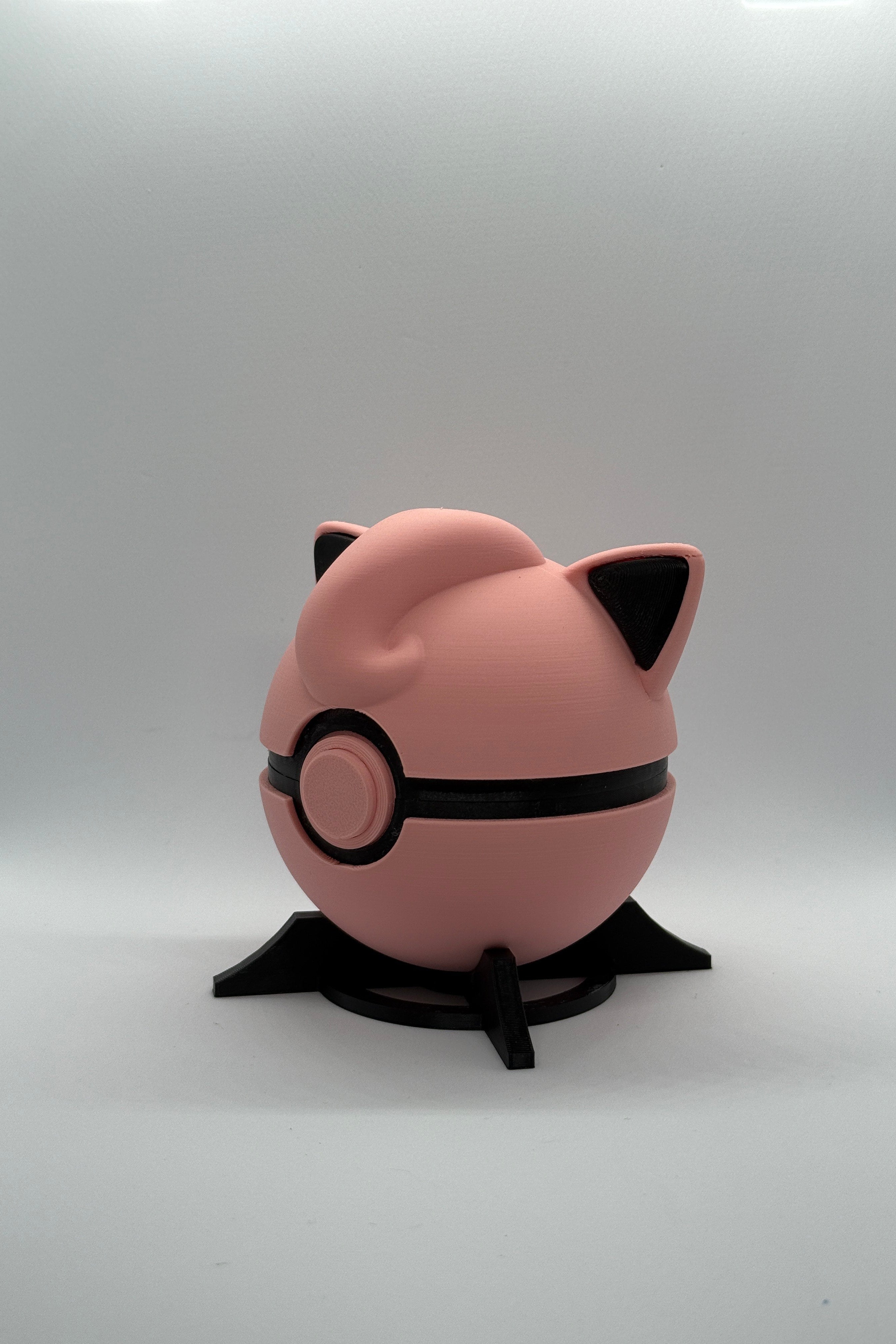 Jigglypuff Inspired Pokeball Switch Cartridge Holder