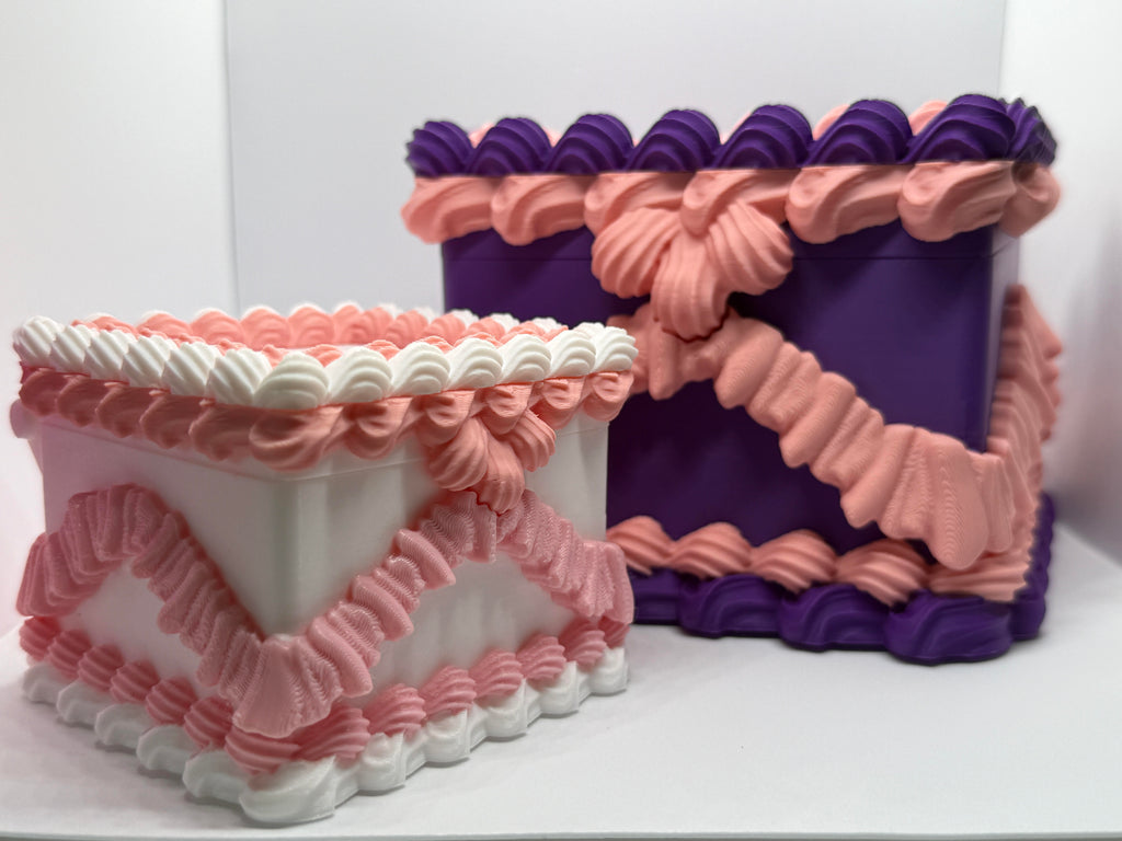 Frosted Keepsake Box